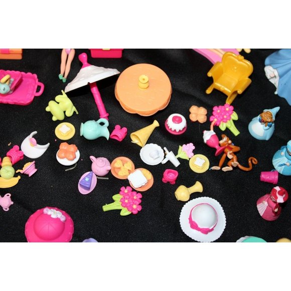 72 Pc Large Doll Lot LPS MLP Polly Pocket Disney Barbie Tea Party Picnic Fairy - Picture 5 of 9